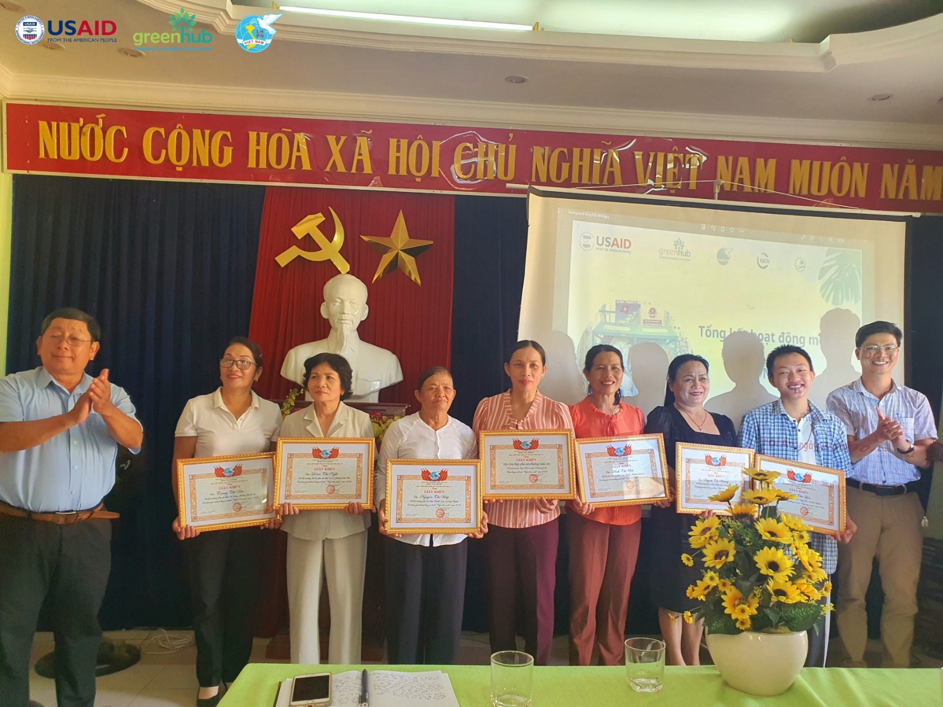 hoạt động vận h&agrave;nh m&ocirc; h&igrave;nh Ng&ocirc;i nh&agrave; Xanh 