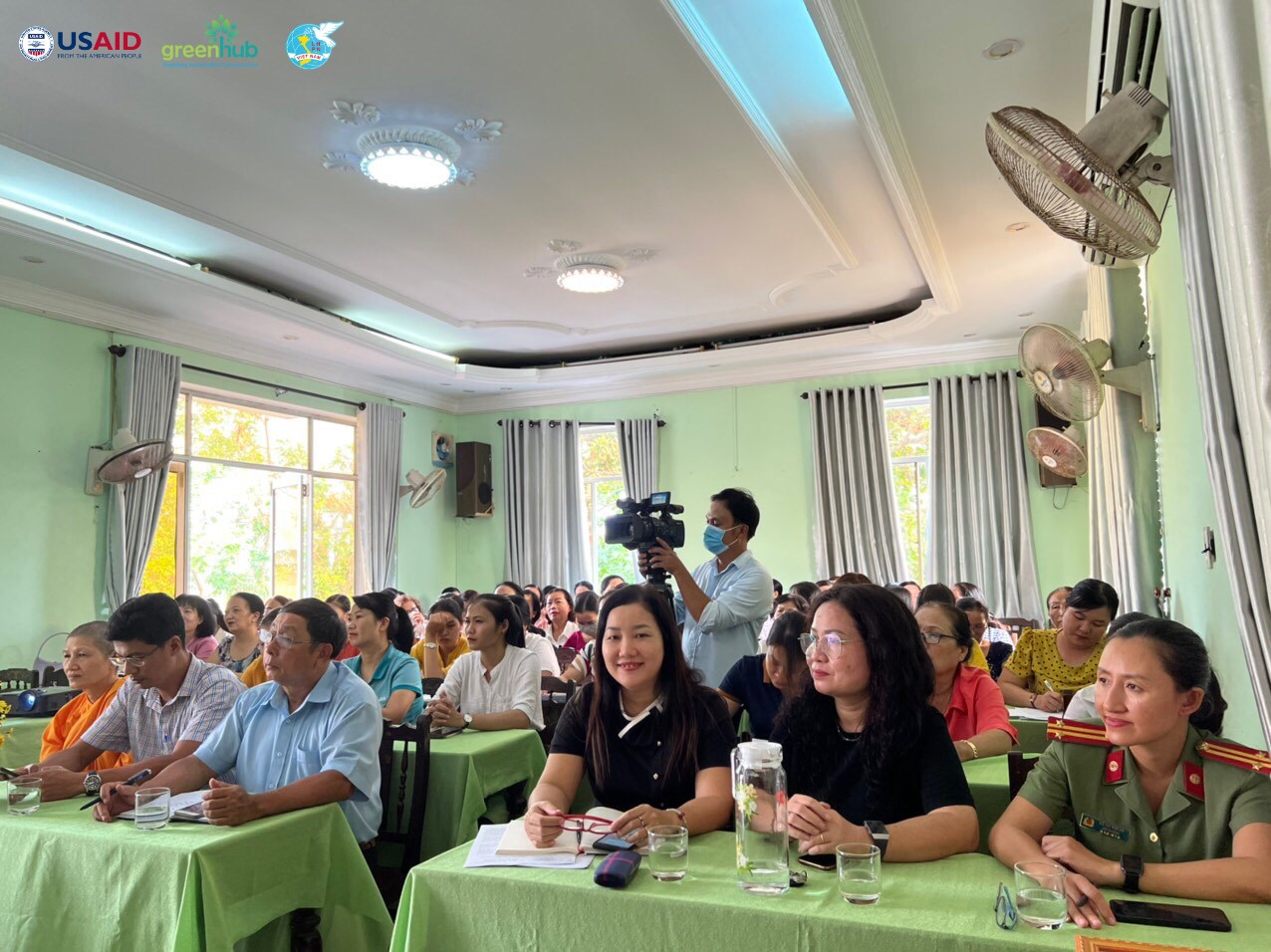 hoạt động vận h&agrave;nh m&ocirc; h&igrave;nh Ng&ocirc;i nh&agrave; Xanh 