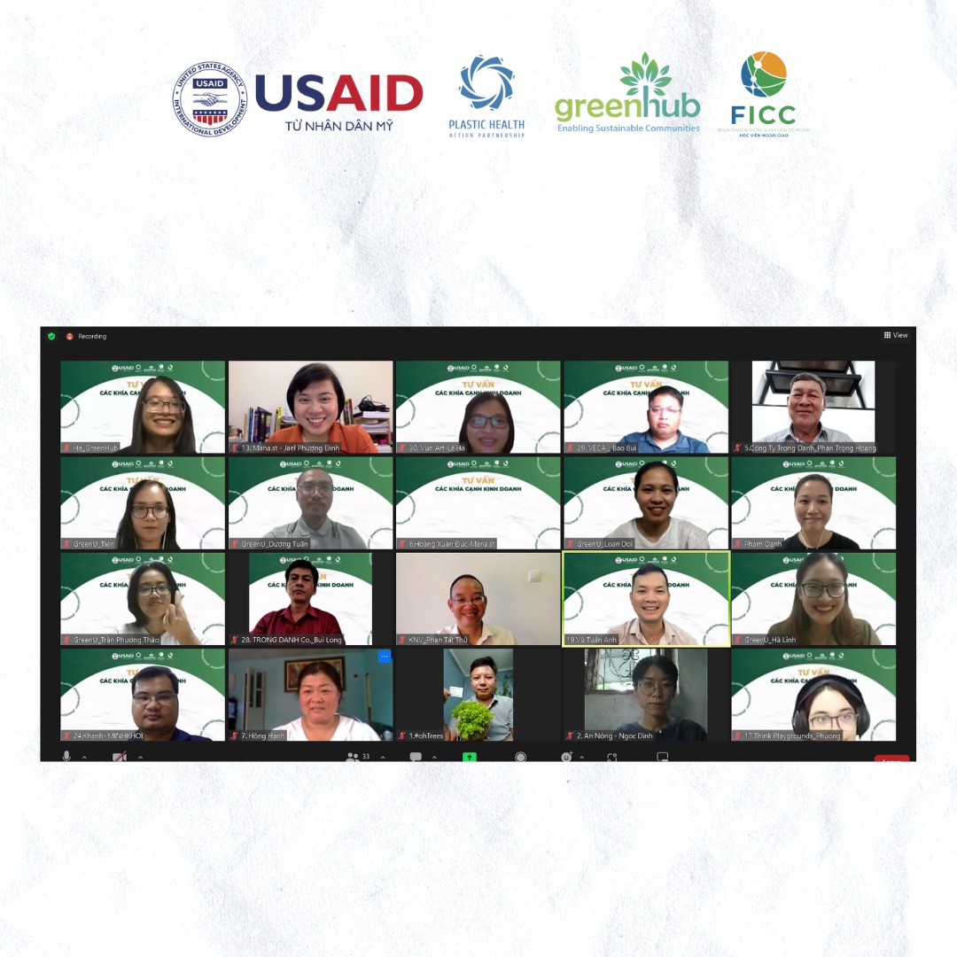 Hỏi đáp và thống nhất kế hoạch năm 2022 tại tập huấn giám sát rác thải biển Thành phố Hội An