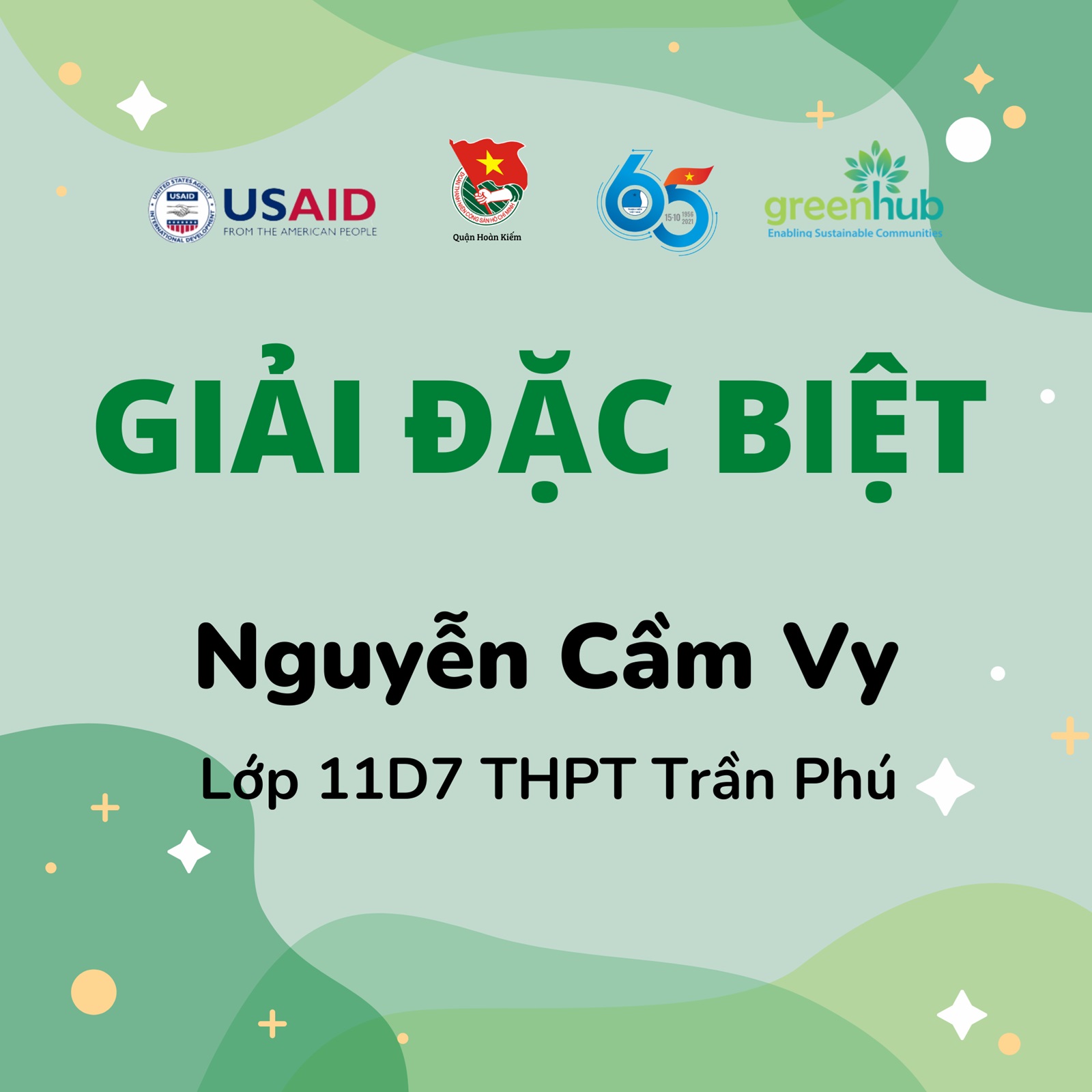 Kết quả cuộc thi Tiktok "Thanh thiếu nhi Ho&agrave;n Kiếm chung tay giảm thiểu r&aacute;c thải nhựa v&igrave; một h&agrave;nh tinh xanh"