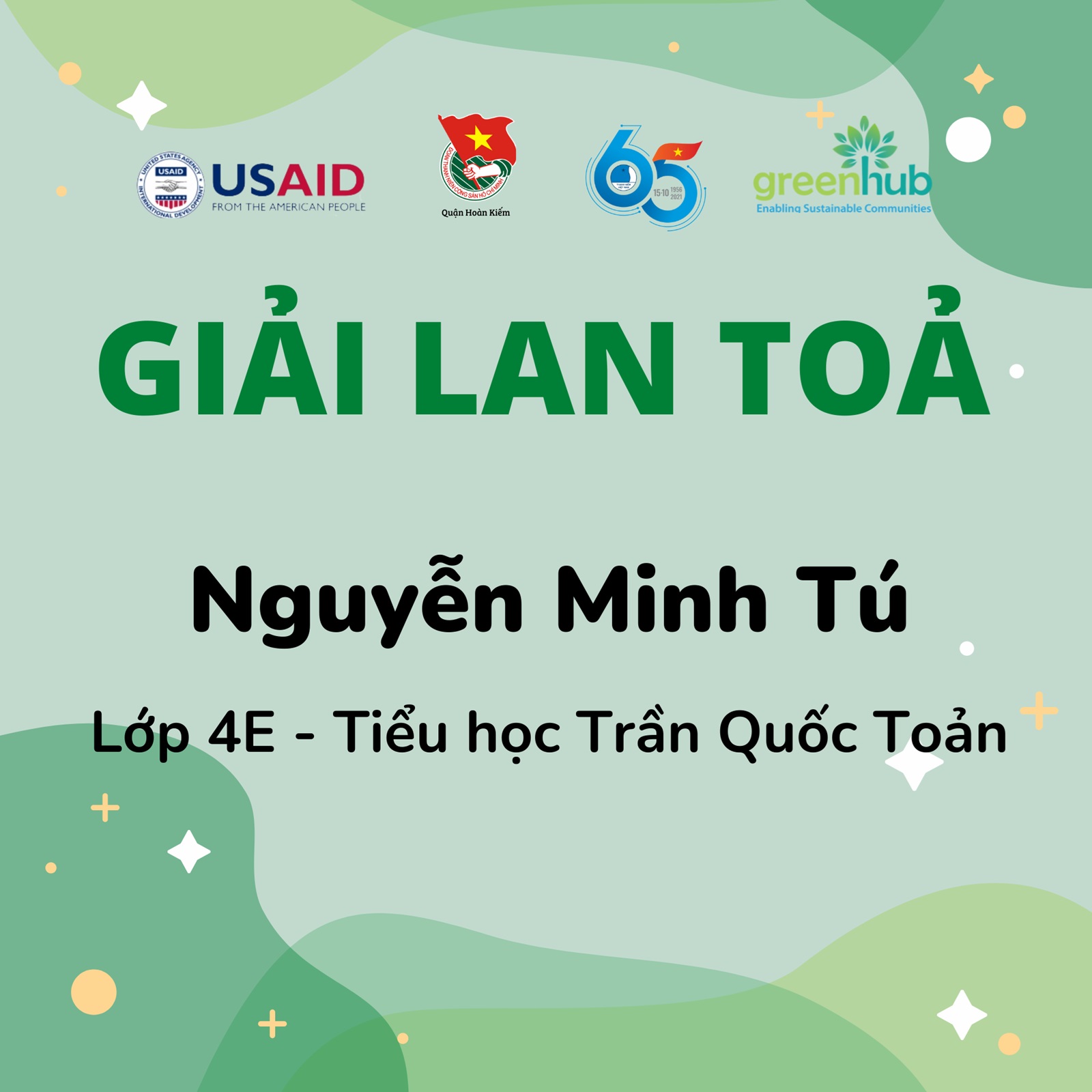 Kết quả cuộc thi Tiktok "Thanh thiếu nhi Ho&agrave;n Kiếm chung tay giảm thiểu r&aacute;c thải nhựa v&igrave; một h&agrave;nh tinh xanh"