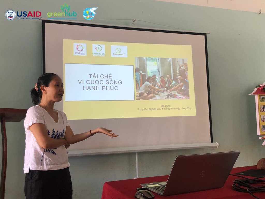 Tập huấn x&acirc;y dựng m&ocirc; h&igrave;nh t&aacute;i chế r&aacute;c thải nhựa, tạo sinh kế cho người yếu thế