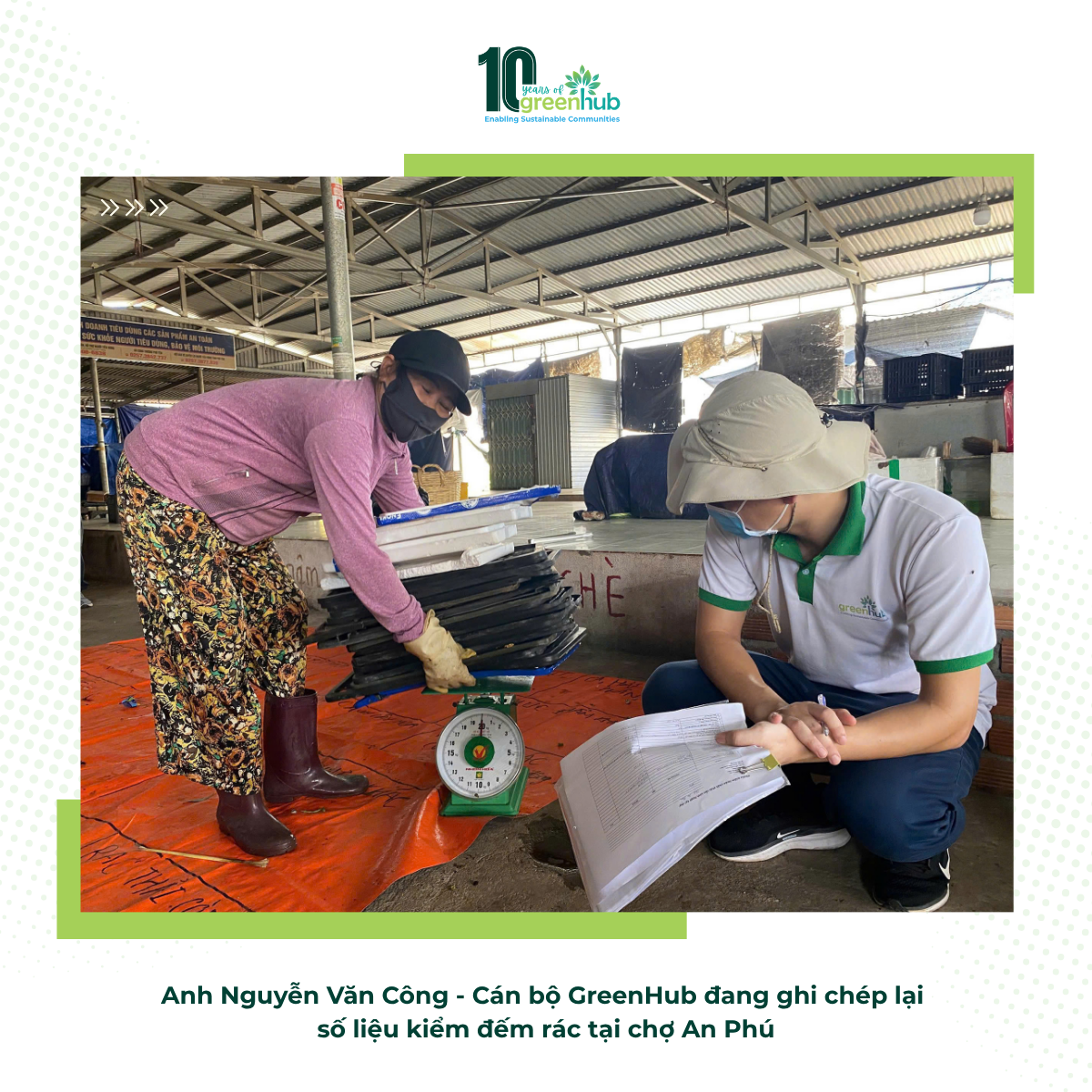 GREENHUB KIỂM ĐẾM RÁC THẢI HỮU CƠ TẠI TỈNH ĐẮK LẮK