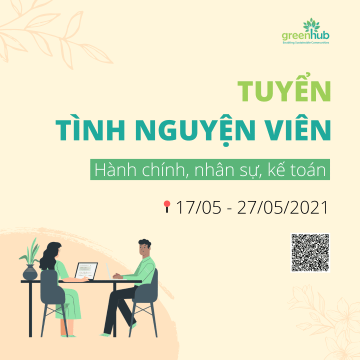 Tuyển dụng TNV Hành chính, nhân sự, kế toán (Part-time/Full-time)