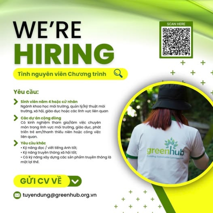 Tuyển dụng vị trí Thực tập sinh