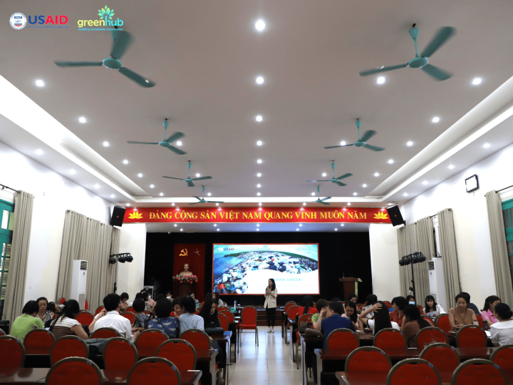 Tập huấn về Nhựa và Sức khoẻ tại Trường Tiểu học Trần Quốc Toản và THCS Trưng Vương - quận Hoàn Kiếm