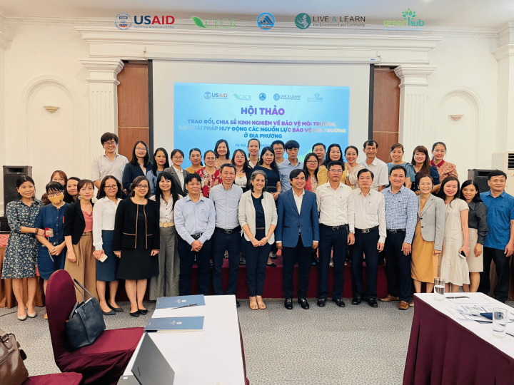 Hội thảo trao đổi chia sẻ kinh nghiệm về bảo vệ môi trường, các giải pháp huy động các nguồn lực bảo vệ môi trường ở địa phương