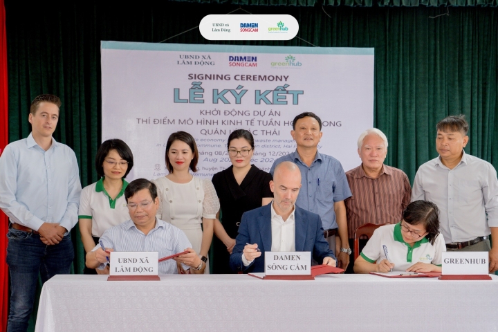 Khởi động Dự án Thí điểm Mô hình Kinh tế tuần hoàn trong Quản lý rác thải tại xã Lâm Động, huyện Thuỷ Nguyên, thành phố Hải Phòng