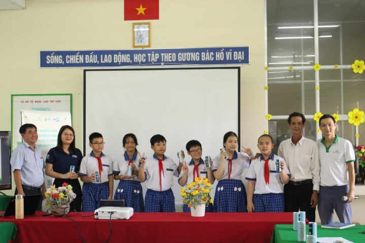 Học sinh Trường Tiểu học Tô Hiến Thành trên con đường trở thành những người dẫn đầu Không rác thải! 