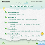 TOP 50 SÁNG KIẾN TIÊU BIỂU – CHƯƠNG TRÌNH ĐẠI SỨ GEN G 2025