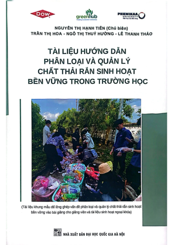 Tài liệu hướng dẫn phân loại và quản lý chất thải rắn sinh hoạt bền vững trong trường học