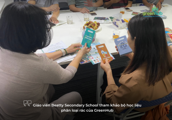 GREENHUB  HỢP TÁC GIÁO DỤC MÔI TRƯỜNG CÙNG CÁC TRƯỜNG HỌC QUỐC TẾ