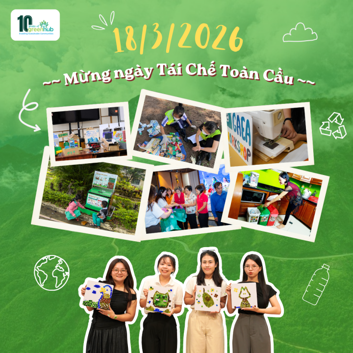 GREENHUB CELEBRATES GLOBAL RECYCLING DAY (MARCH 18) – JOIN THE COMMUNITY IN GIVING WASTE A NEW LIFE!