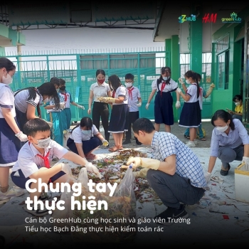 TRƯỜNG TIỂU HỌC BẠCH ĐẰNG GHI NHẬN KẾT QUẢ KIỂM TOÁN RÁC THẢI (2024)